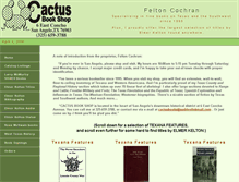 Tablet Screenshot of cactusbookshop.com